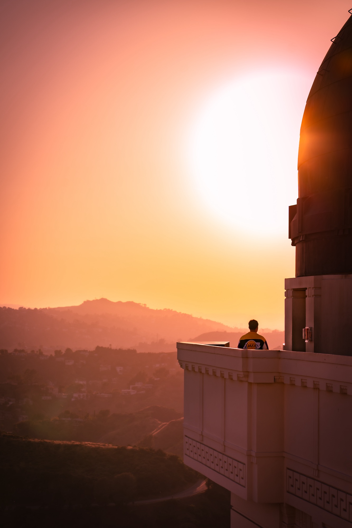 Sunset at Griffith Observatory, LA